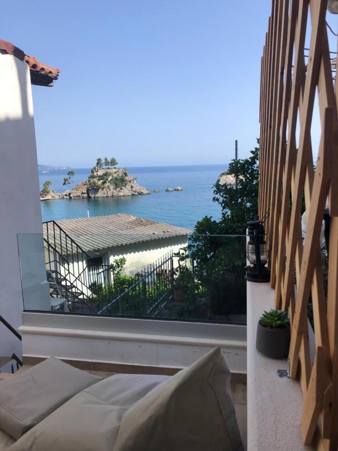 Blaue Welle Haus Apartment Parga Ngoại thất bức ảnh